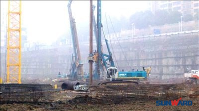蛇年开门红 安博电竞·（anbo）官方网站
智能旋挖钻机扬威德思勤广场