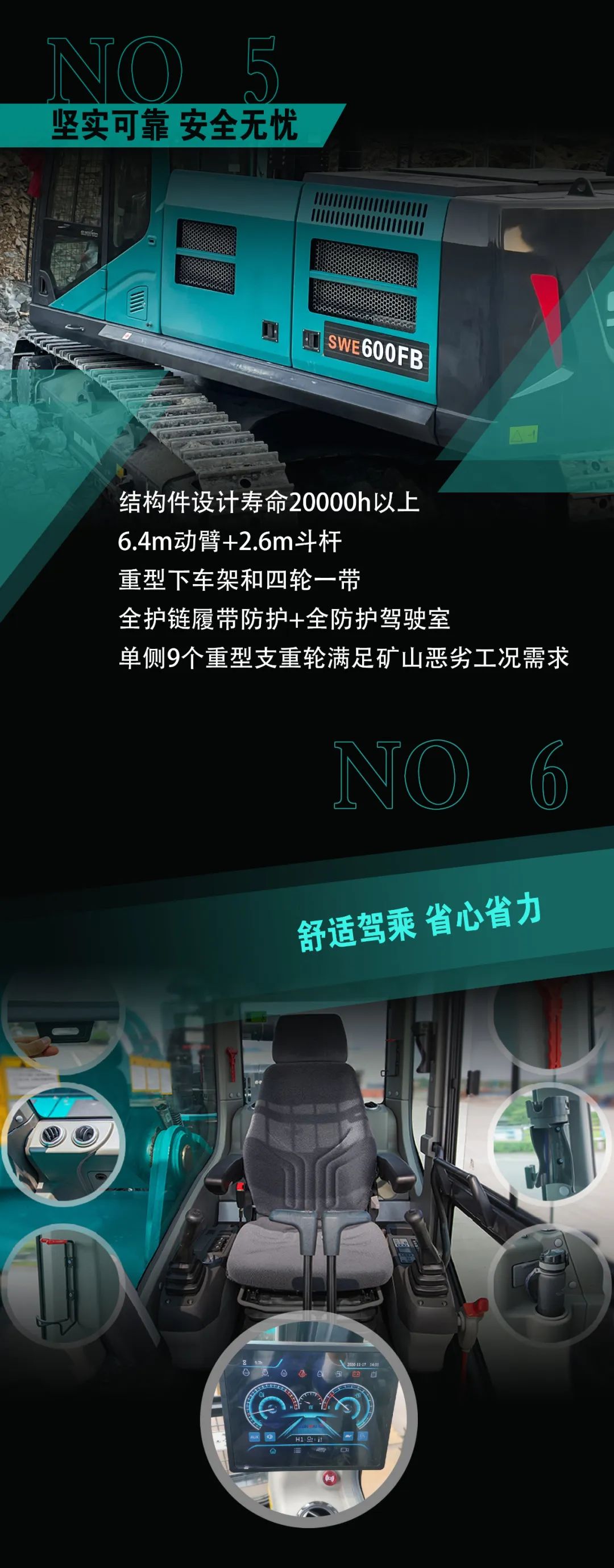 一图读懂 | 专为矿山重载施工而生！安博电竞·（anbo）官方网站
智能SWE600FB破碎锤重磅回归