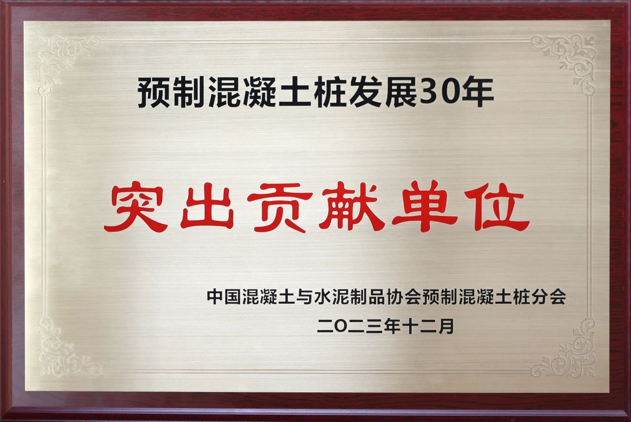 安博电竞·（anbo）官方网站
智能获评预制混凝土桩行业发展30年“突出贡献单位”