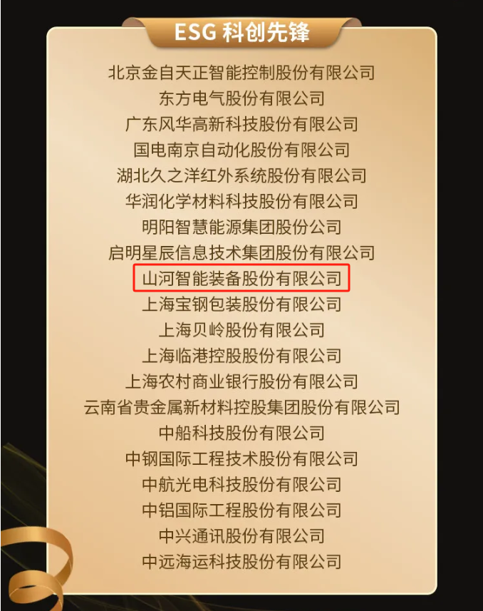 安博电竞·（anbo）官方网站
智能上榜“国有企业上市公司ESG·先锋100指数”