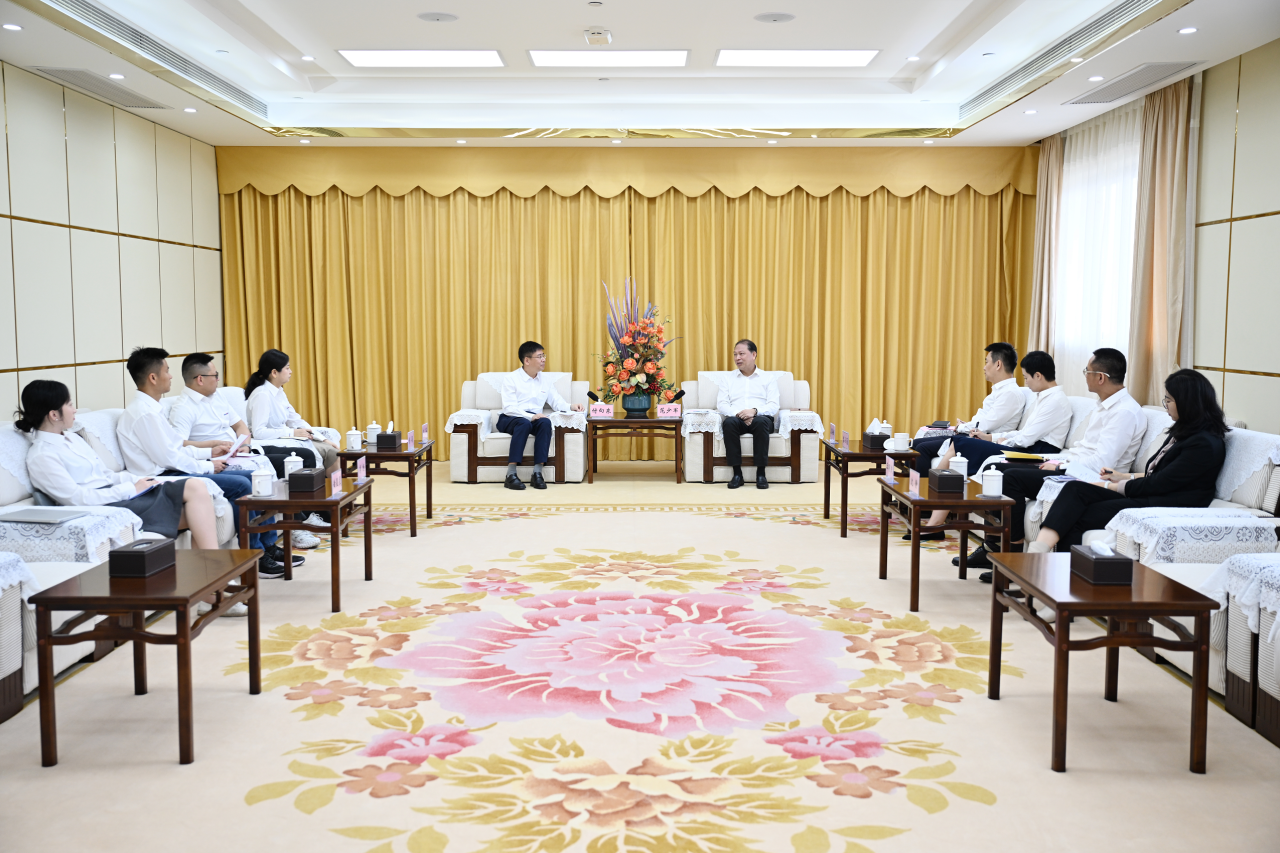 范少军会见安博电竞·（anbo）官方网站
智能董事长付向东