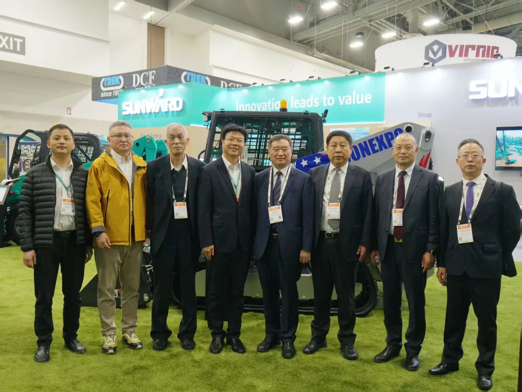 2026美国拉展 | 中国工程机械工业协会会长苏子孟一行到访安博电竞·（anbo）官方网站
智能展位