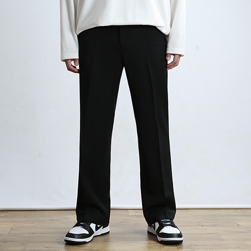 FLARE S.WIDE PANTS [Boots fit] (BLACK)