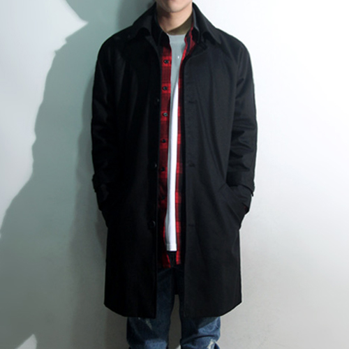 [A.Chino Single Coat]Black