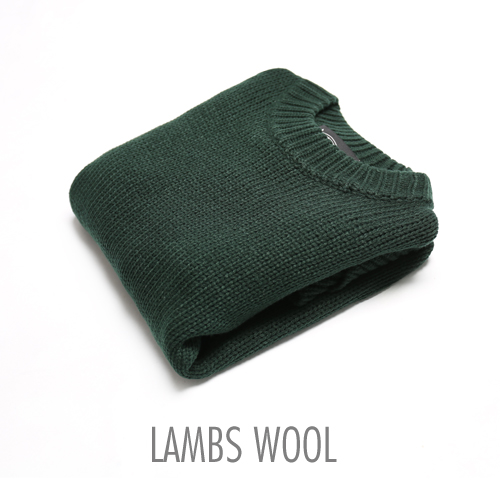 [Lambs Wool] 8 Cable Knit Green
