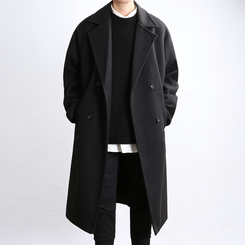 Double Trench Wool Coat